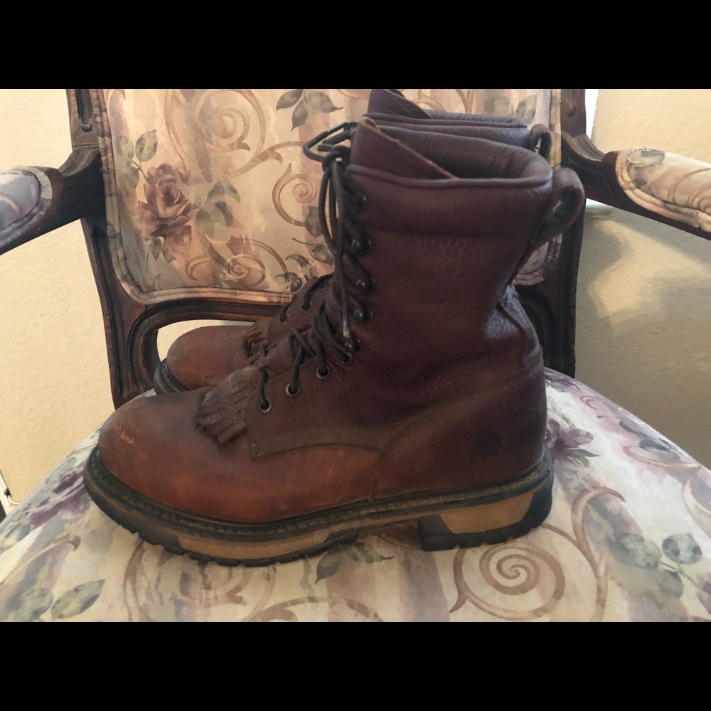 Woman’s Rocky Packer Boots SZ 9 1/2 - Picture 4 of 6